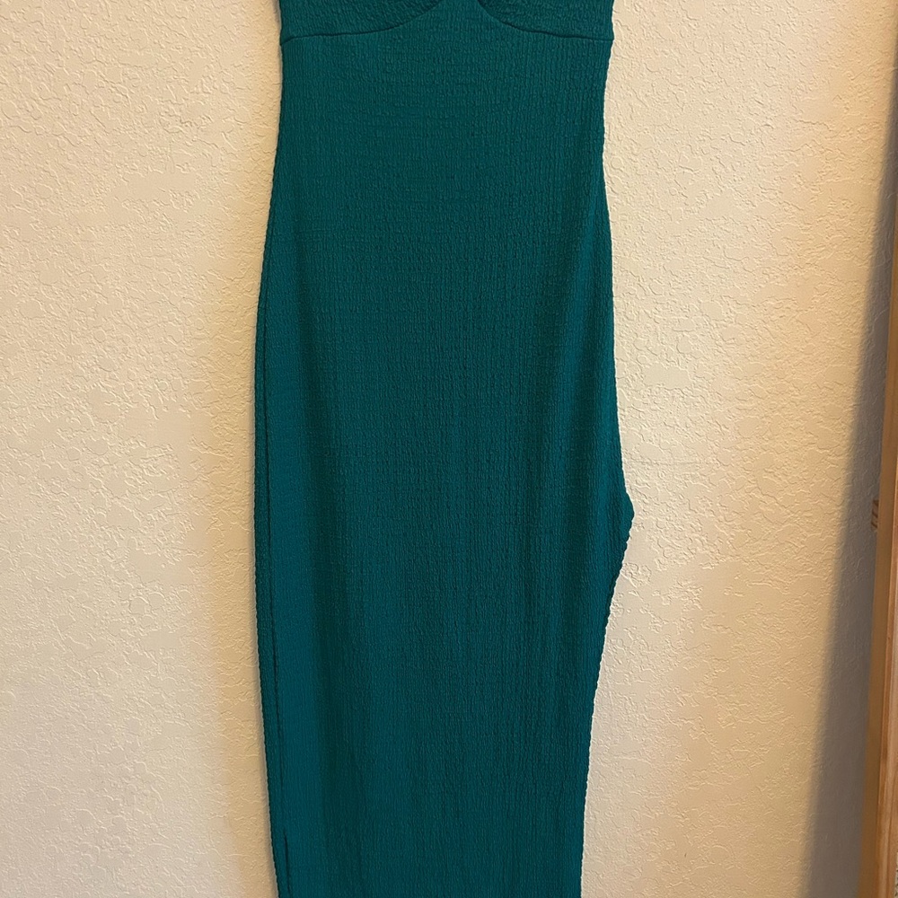 Wild Fable Teal Textured Top